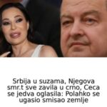 Srbija u suzama, Njegova smr.t sve zavila u crno, Ceca se jedva oglasila: Polahko se ugasio smisao zemlje