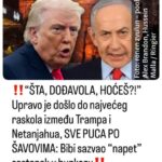 “ŠTA, DOĐAVOLA, HOĆEŠ?!” Upravo je došlo do najvećeg raskola između Trampa i Netanjahua, SVE PUCA PO ŠAVOVIMA: Bibi sazvao “napet” sastanak u bunkeru